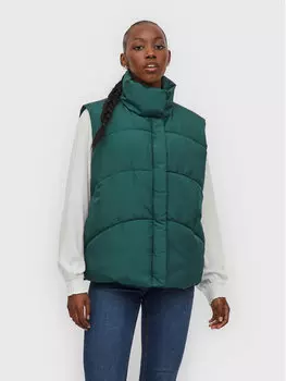 Жилет свободного кроя Vila, зеленый