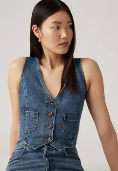 Жилет TAILORED VEST Levi's, темно-синий деним