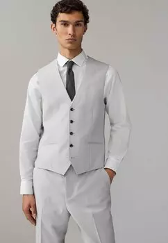 Жилет TEXTURED REGULAR FIT Next, слоновая кость