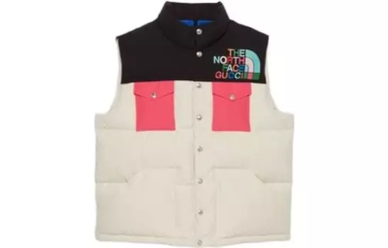 Жилет The North Face X женский, цвет слоновой кости, белый Gucci