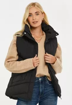 Жилет Threadbare STEPP HAZZI QUILTED, цвет Black