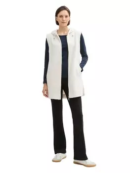 Жилет Tom Tailor, кремовый