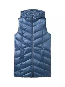 Жилет TOM TAILOR Vest, сапфировый