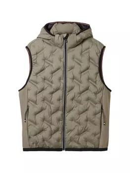 Жилет Tom Tailor Weste, цвет smokey olive green