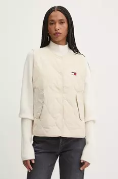 Жилет Tommy без рукавов Tommy Jeans, бежевый