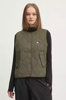 Жилет Tommy без рукавов Tommy Jeans, зеленый
