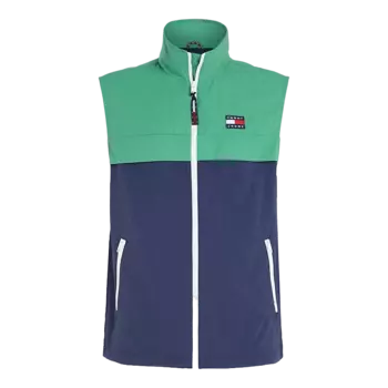 Жилет Tommy Jeans The Chicago Colorblock, темно-синий