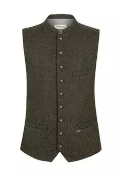 Жилет традиционный "Девито", планка на пуговицах, карманы на окантовке, мужской STOCKERPOINT, цвет Moosgr_n