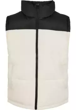 Жилет трикотажный URBAN CLASSICS " Urban Classics Men's Block Puffer Vest" (1 шт.), белый