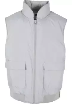Жилет трикотажный URBAN CLASSICS " Urban Classics Men's Clean Puffer Vest" (1 шт.), цвет Lightasphalt