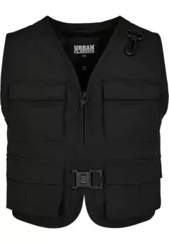 Жилет трикотажный URBAN CLASSICS " Urban Classics Women's Ladies Short Tactical Vest" (1 шт.), черный