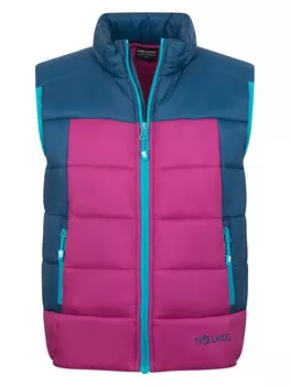 Жилет Trollkids Funktionsweste Hardanger, цвет Pink/Blau