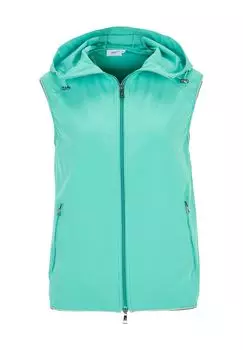 Жилет уличный «Лузия» с капюшоном, утепляющий, женский JOY sportswear, зеленый