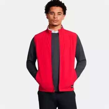 Жилет Under Armour Golf Drive Pro Storm Insulated, красный