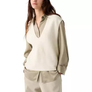 Жилет Uniqlo 3D Knit Souffle, молочно-белый