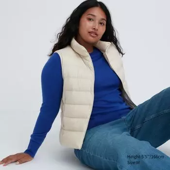 Жилет Uniqlo женский, молочный