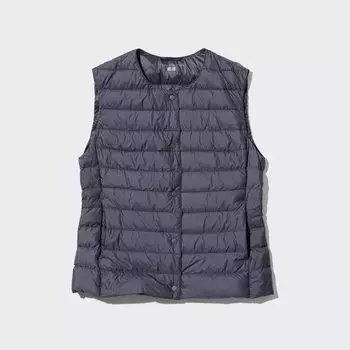 Жилет Uniqlo женский пуховый, синий