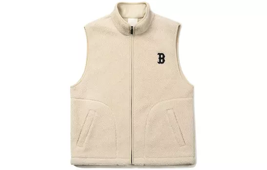 Жилет унисекс бежевый Mlb