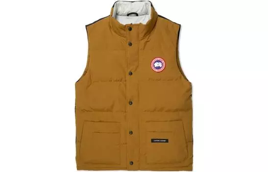 Жилет унисекс Canada Goose, Блокировка сине-коричневого цвета