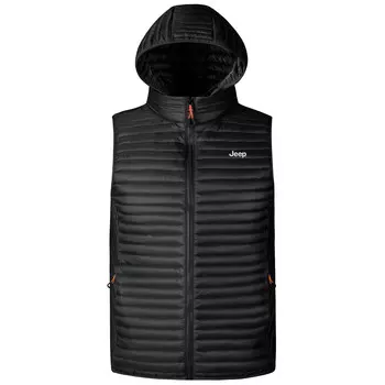 Жилет унисекс Jeep, бежевый/серый