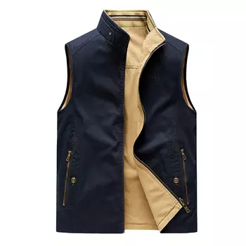 Жилет унисекс Jeep, черный/синий