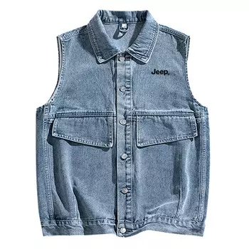 Жилет унисекс Jeep, цвет Denim Blue