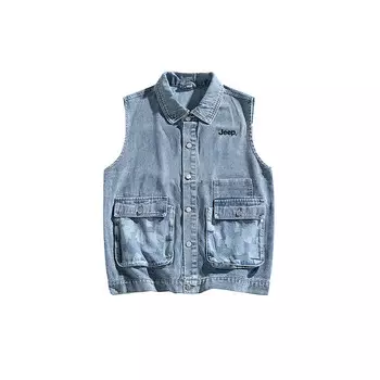 Жилет унисекс Jeep, цвет Denim Blue