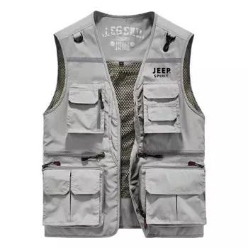 Жилет унисекс Jeep Spirit, светло-серый