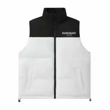Жилет унисекс Kawasaki, белый