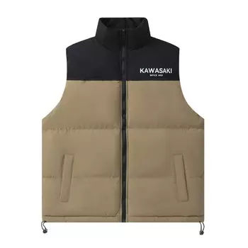 Жилет унисекс Kawasaki, цвет Coffee