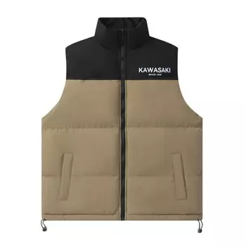 Жилет унисекс Kawasaki, цвет Coffee