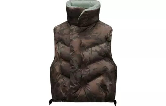 Жилет унисекс коричневый Moncler