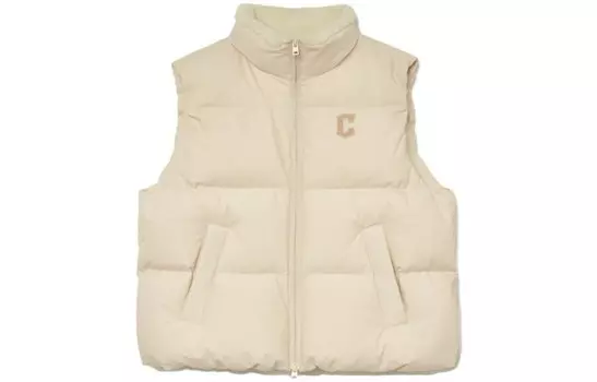 Жилет унисекс молочно-белый Mlb