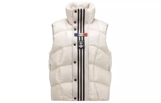 Жилет унисекс Moncler x Adidas Originals Bozon Down, белый