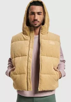 Жилет UNISEX RUBBER SIGNATURE Karl Kani, песочный