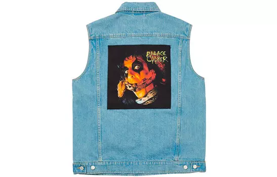 Жилет унисекс синий Palace