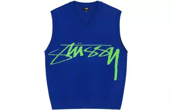 Жилет унисекс Stussy, цвет Blue