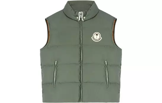 Жилет унисекс зеленый Moncler