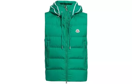 Жилет унисекс зеленый Moncler