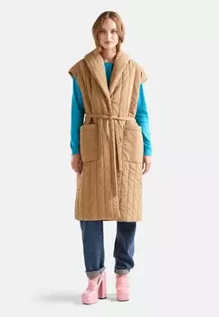 Жилет United Colors of Benetton, коричневый