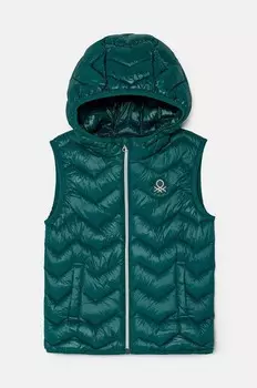 Жилет United Colors of Benetton, зеленый