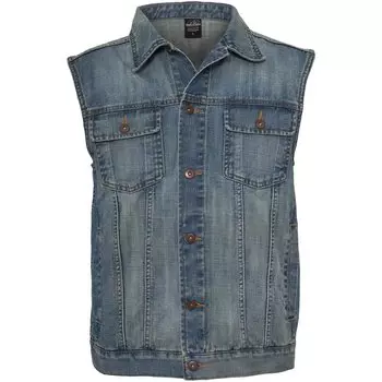 Жилет Urban Classics Denim Gt, синий