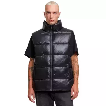Жилет Urban Classics Recycled Big Puffer, черный