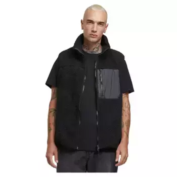 Жилет Urban Classics Sherpa, черный
