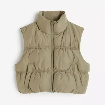 Жилет утепленный H&M Puffer, хаки