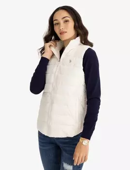 Жилет утепленный U.S. Polo Assn. Cozy Fur Lined, кремовый