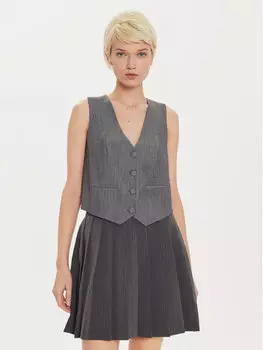 Жилет узкого кроя Desigual, серый