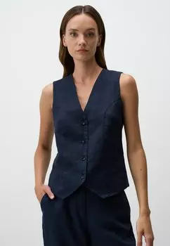Жилет V-NECK SLEEVELESS PLAIN Jimmy Key, темно-синий