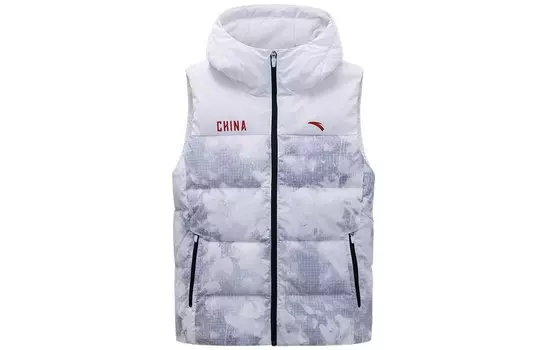 Жилет Variety Training Collection женский белый/полный принт Anta