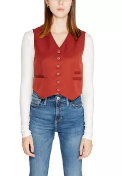 Жилет Vero Moda классический, красный